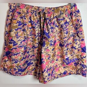 Nike Women's Athletic Shorts in Pink, Purple, and Tan